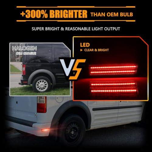 【並行輸入品】OFFKAT Rear Fender LED Side Marker Lights for 2010 2013 Fo rd Tr_4