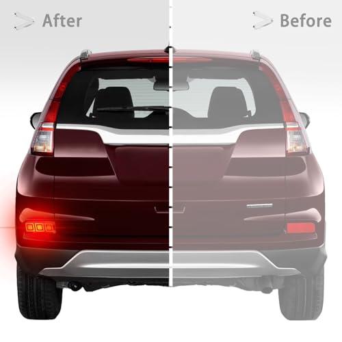 【並行輸入品】ZDEERAOTO 2pc Full LED Rear Bumper Reflectors Fog Brake Tail Ligの画像