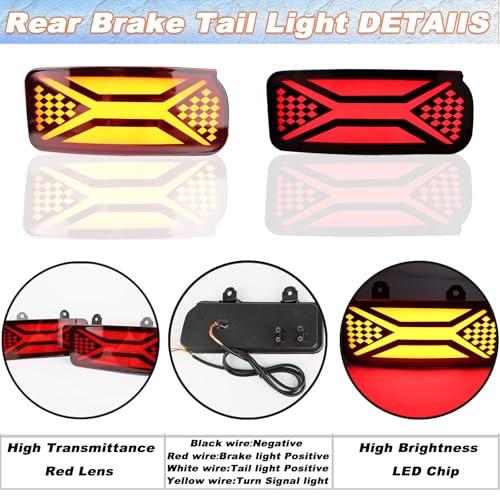 【並行輸入品】KEEGTBOX Rear Bumper Brake Tail Light Reflectors Compatible with_9