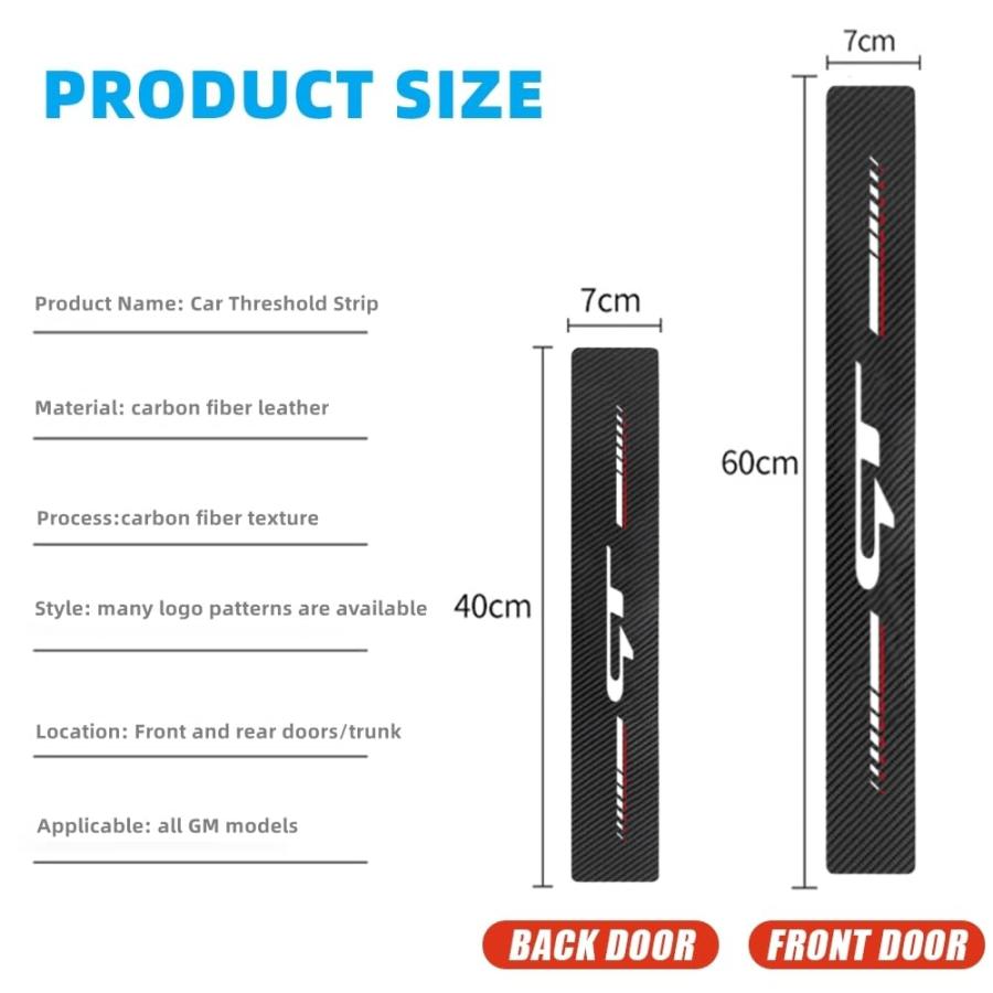 4Pcs Car Door Sill Protector for Kia K3 Forte Cerato 2021 2024 G
