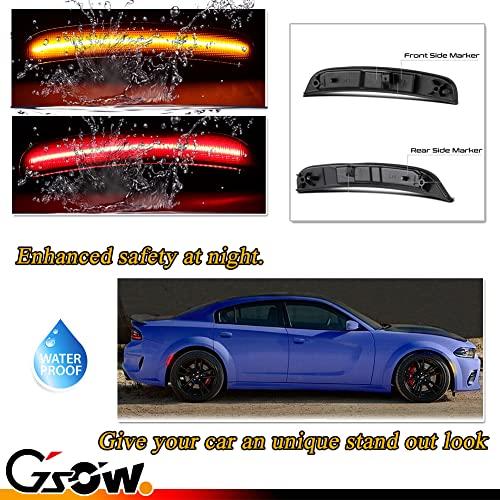 【並行輸入品】GSOWO 4 PCS LED Side Marker Light Kits for Chrysler 300 2015 202_7