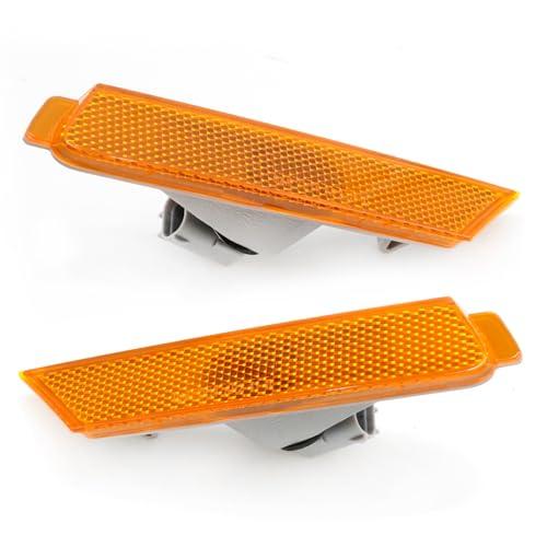 【並行輸入品】Saihisday 2Pcs 92246244 Amber Lens Front Bumper Side Marker Lighの画像