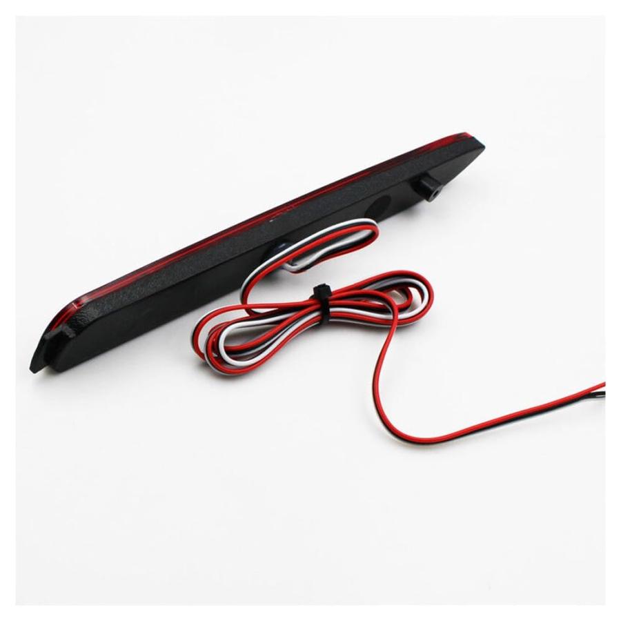 【並行輸入品】INXXCOROO JDICY 2pcs 3D Optic Red Lens Rear Bumper Reflector Braの画像