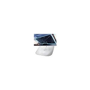 【並行輸入品】 TrySpace 車用フロントガラスサンシェード傘 車用 シルバー&ビニールコーティング 太陽光線や熱によるダメージから車を