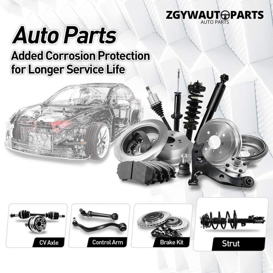 【並行輸入品】ZGYWAutoParts Front and Rear Suspension Struts Mount Kit 4Pcs fo_6