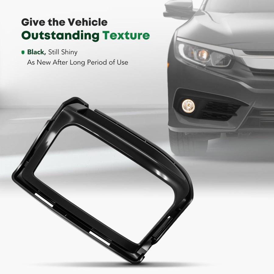 【並行輸入品】YHTAUTO Fog Light Cover with Light Hole Fits GMC Terrain 2016 20の画像