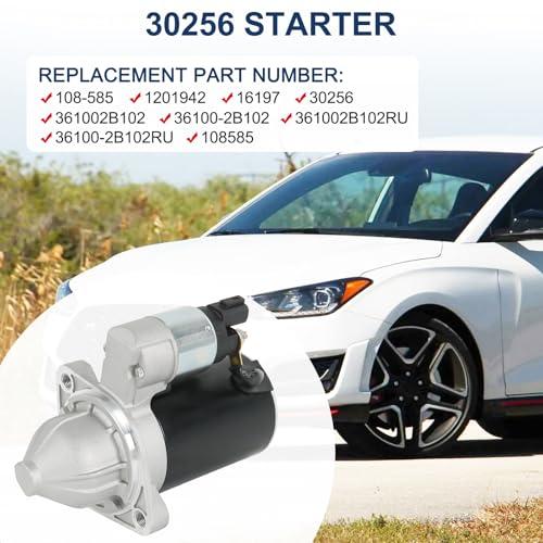 【並行輸入品】ヒュンダイ アクセント ベロスター キア リオ ソウル 1.6L 2012 2017 12V CW 10 歯スターター 交換用 #の画像