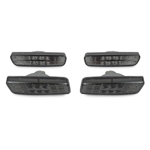 【並行輸入品】XSSHWXF Crystal Smoke Front Amber+Rear Red Bumper Side Markers A_7
