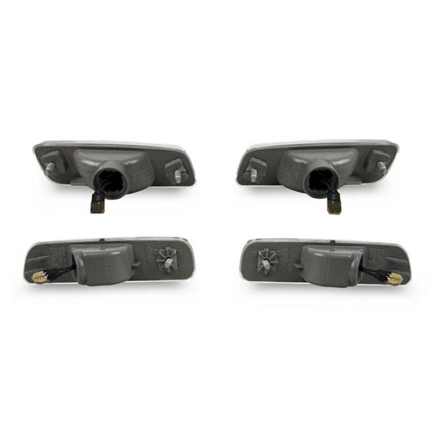 【並行輸入品】XSSHWXF Crystal Smoke Front Amber+Rear Red Bumper Side Markers A_9