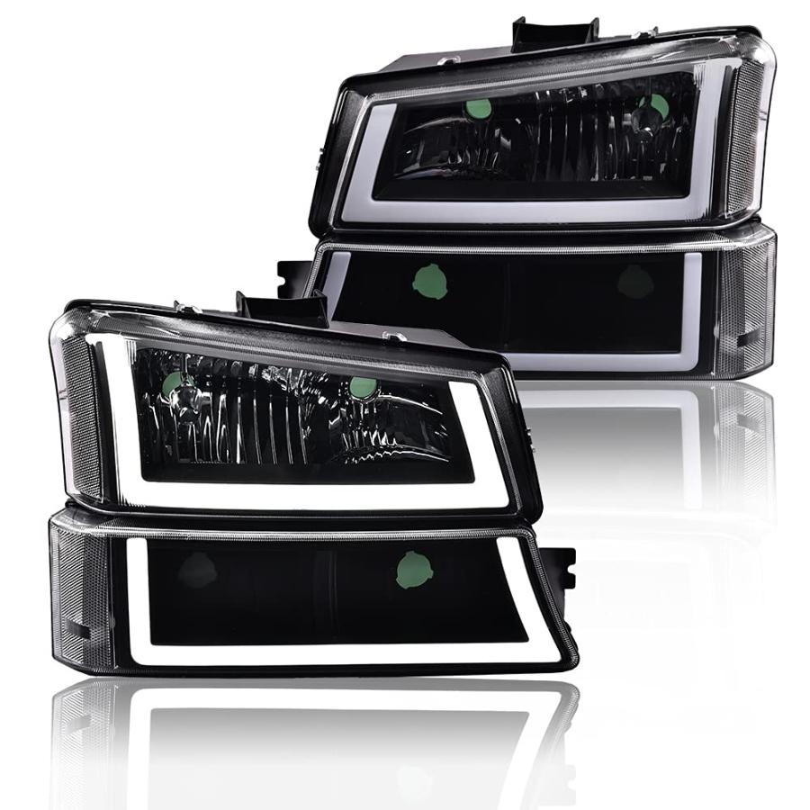 【並行輸入品】 G PLUS LED Headlights Compatible with Chevy Silverado/Avalanche