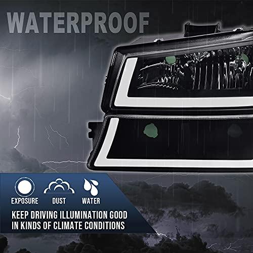 【並行輸入品】 G PLUS LED Headlights Compatible with Chevy Silverado/Avalanche