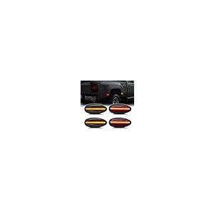 【並行輸入品】 Gsdmsye Front LED Side Marker Lights，Rear Bumper Sidemarker Lamp