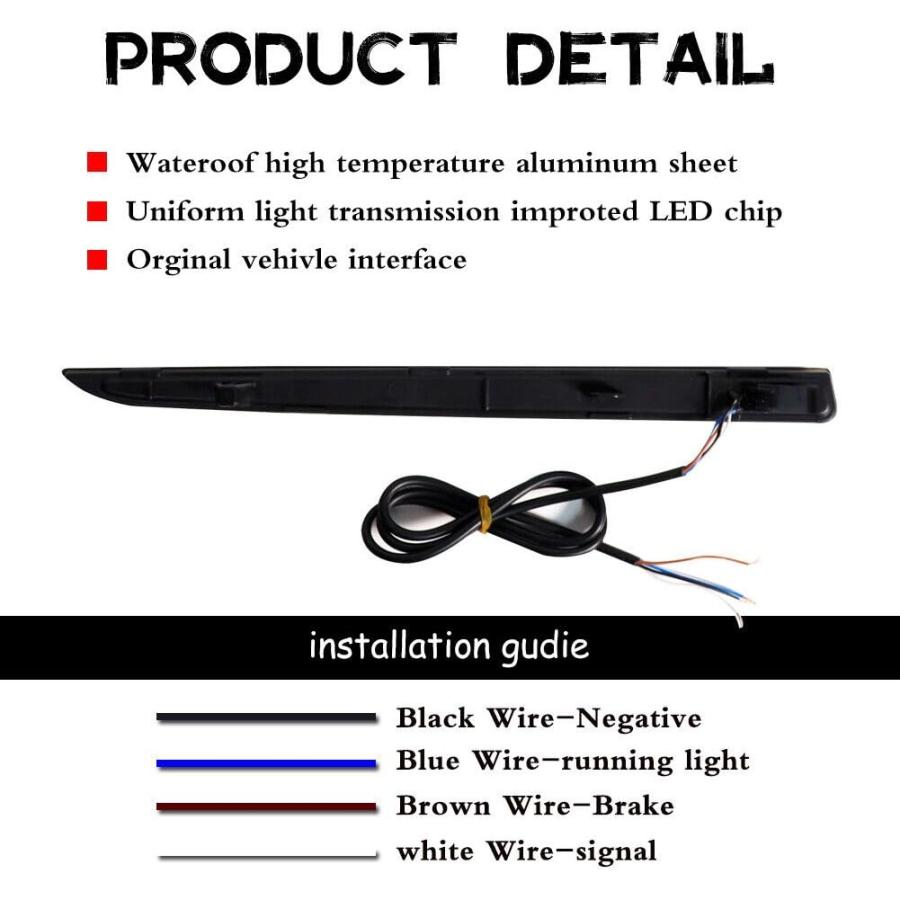 【並行輸入品】HDNAHEQ Red Rear Bumper Reflector Tail Brake Signal Lights 2013_9