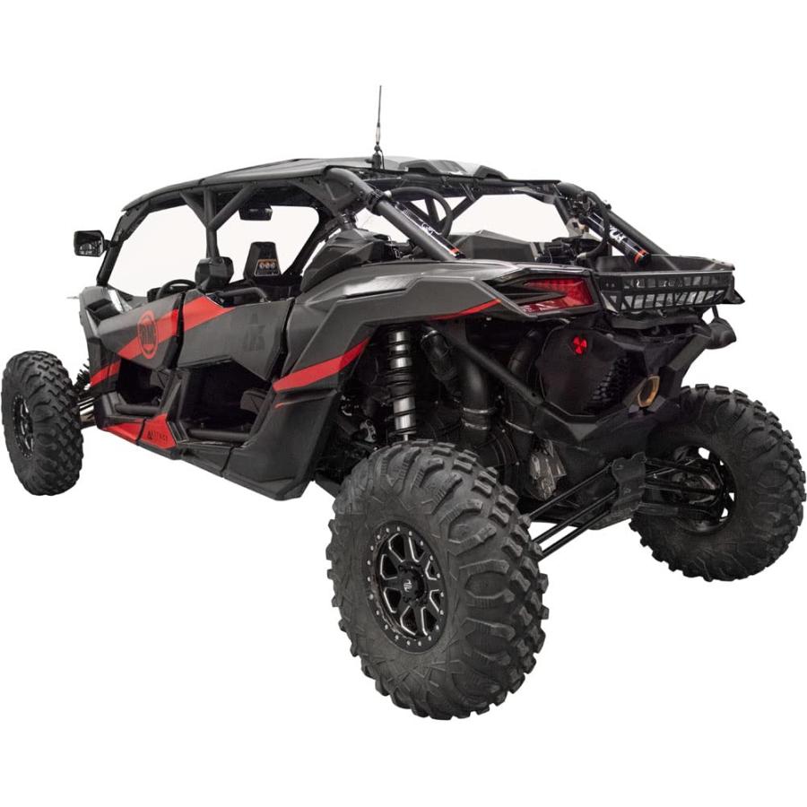 Tusk Stage 2 UTV Cargo Barricade Kit with Windshield, Rear Windo 並行輸入品