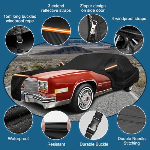 【並行輸入品】 Car Cover for Cadillac Eldorado Biarritz/Brougham/Fleetwood/Conv