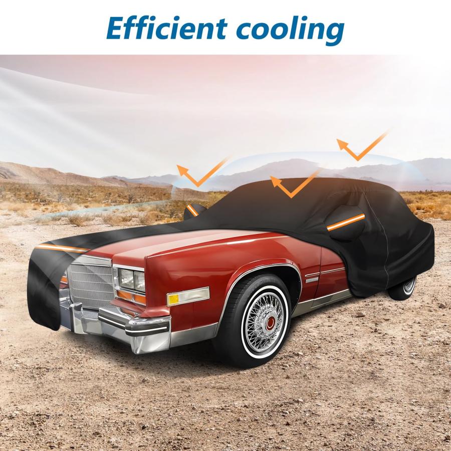 【並行輸入品】 Car Cover for Cadillac Eldorado Biarritz/Brougham/Fleetwood/Conv