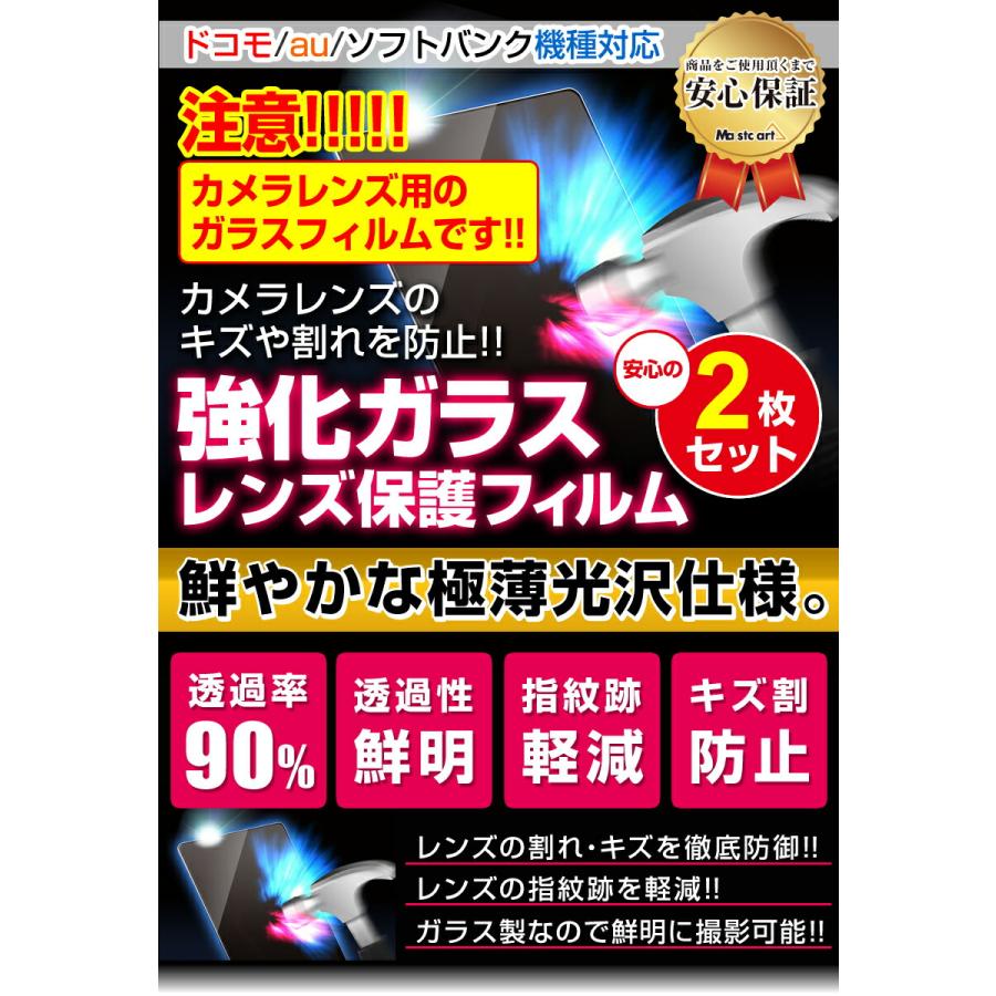 カメラ レンズ 2枚セット Galaxy A52 5G ガラス フィルム 保護