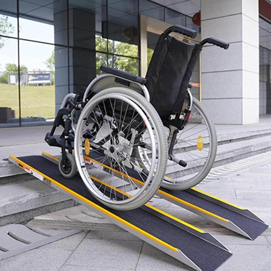 ラダーレール スロープ 長さ180cm*幅25cm アルミレール滑り止め表面