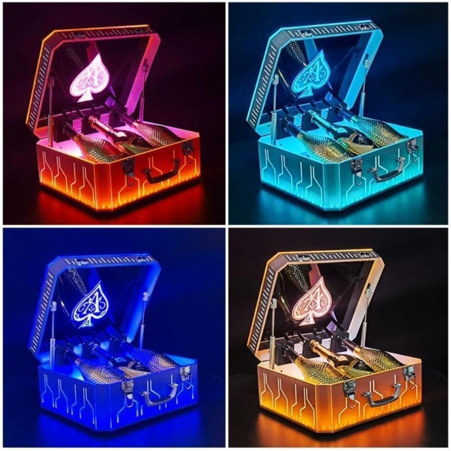 LEDディスプレイ シャンパンケース ライト シャンパン LED LEDディスプレイ シャンパンケース アタッシュケース シャンパンLED