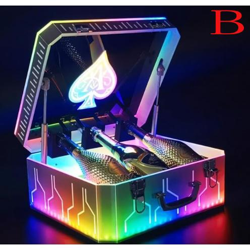 LEDディスプレイ シャンパンケース アタッシュケース シャンパンLED