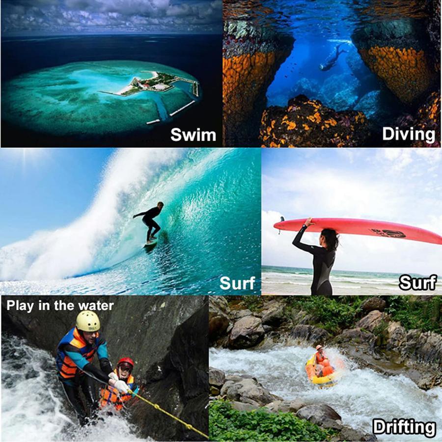 メンズウェットスーツ5mm 2ピースブラックウィンター水着ネオプレン