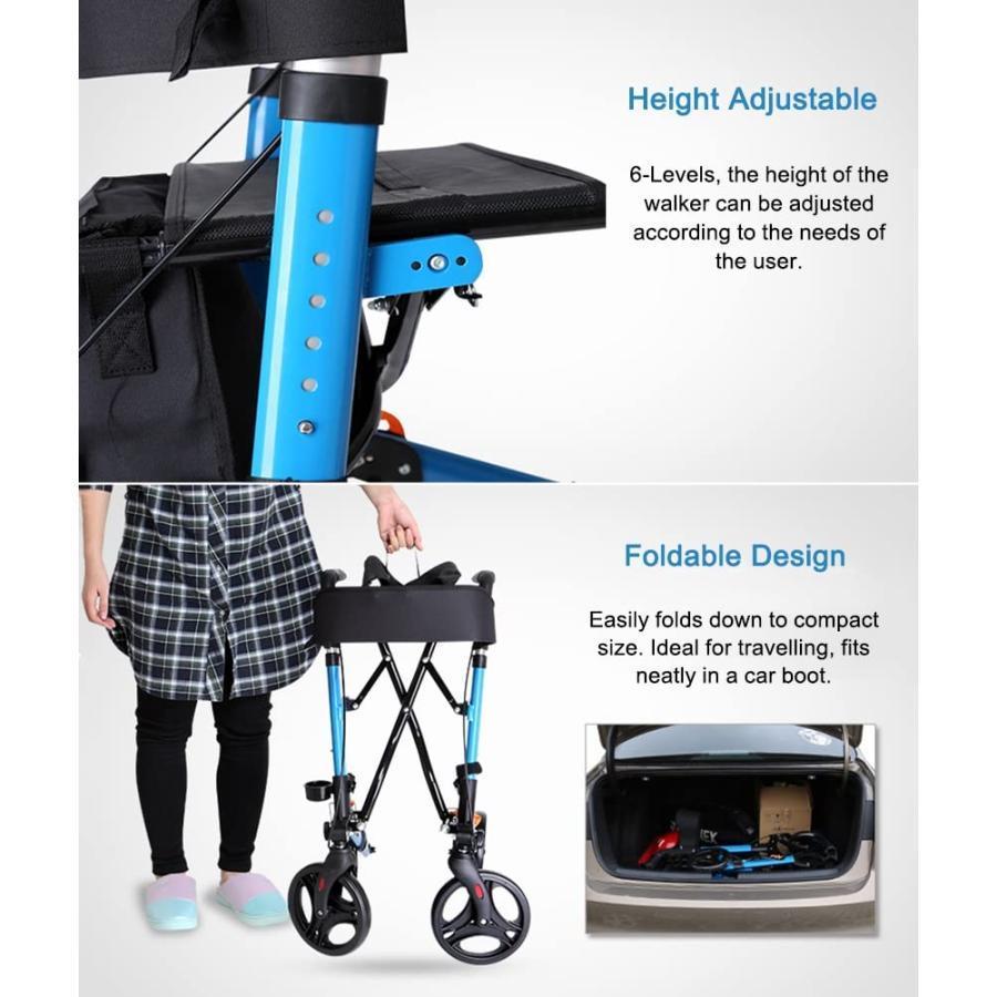 青い折りたたみ式歩行器 Amazon.co.jp: 歩行器 歩行器 歩行器 スペースを取らずに歩行器を収納