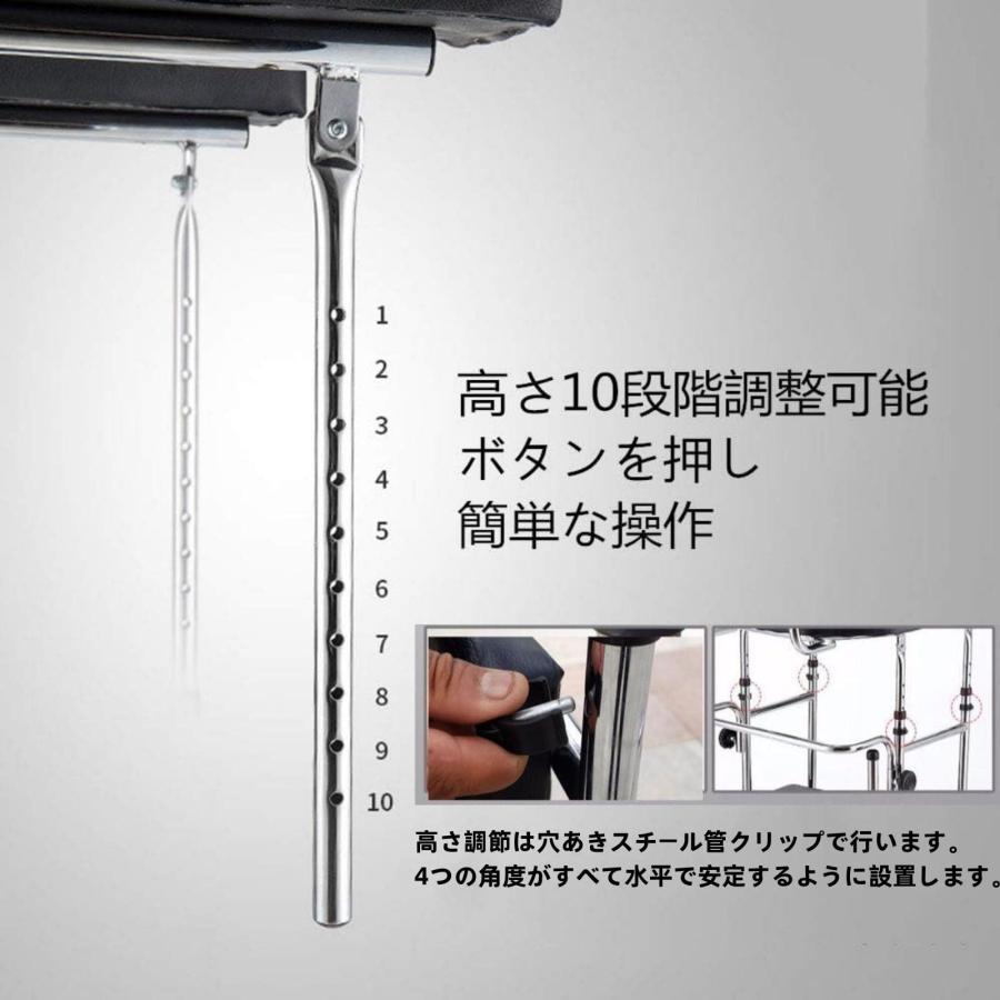介護 歩行器 リハビリ 折りたたみ式歩行器 高さ調整 ブレーキ付き 歩行