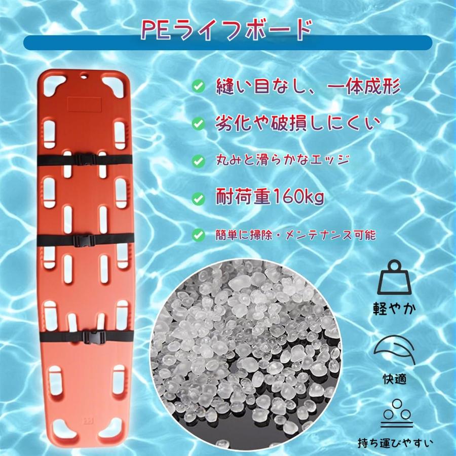 新登場水難救助担架 緊急スポーツ脊椎ボードバックフロート - 患者用