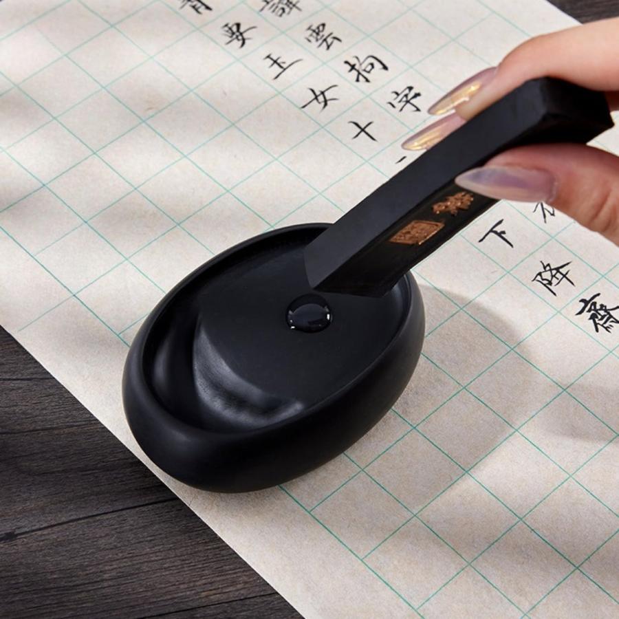 硯 歙州硯 墨池 天然原石 すずり 硯石 文房四宝 書道用具 学用品