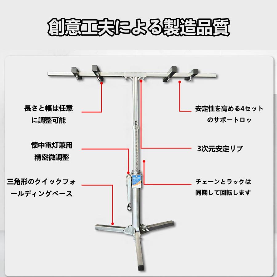 石膏ボードリフター 手動昇降機 電動 乾式壁リフト 天井施工用上板