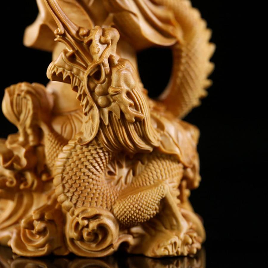 大型 龍乗り　観音菩薩 木彫　仏像 彫刻　開運　風水　置物　縁起物　インテリア 風水 龍上観音 観音像 龍乗観音 龍観音 木彫り 仏壇仏像 祈る 厄除け