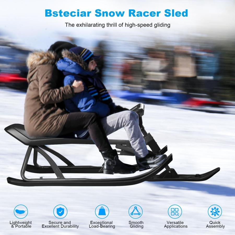 新登場スノーモービル型 子供用 大人 雪そり スノースクーター そり車
