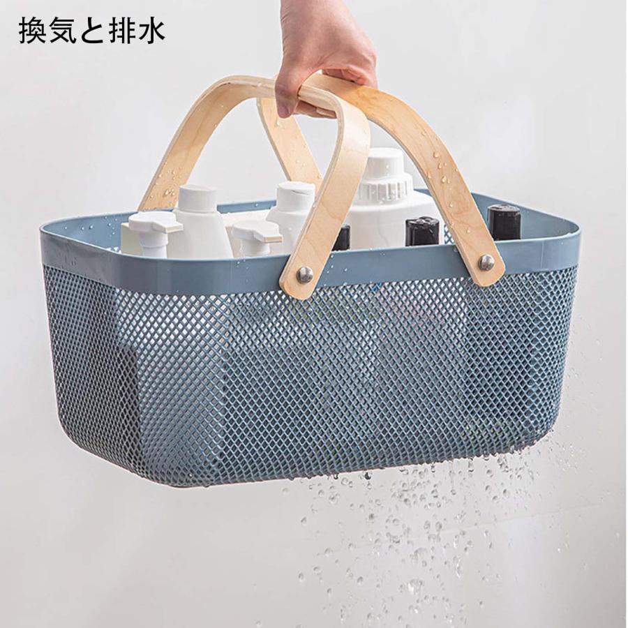 バスケット 大きいかご 銭湯 カゴ 買い物かご お風呂 持ち運び 木製