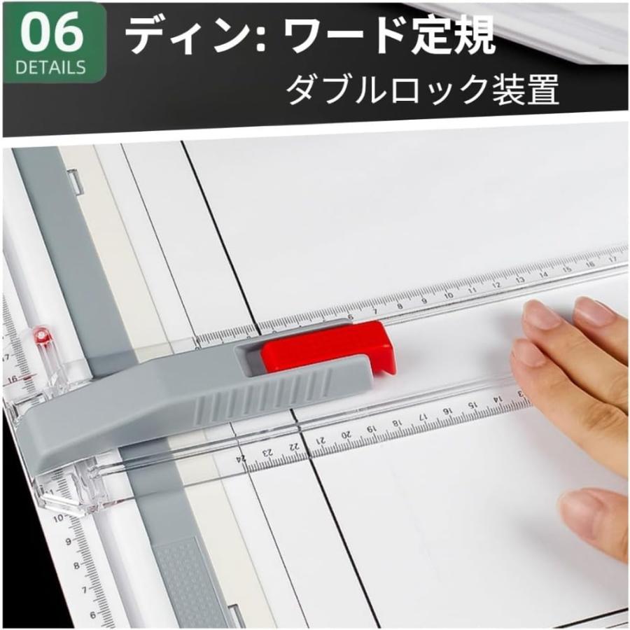 磁気固定＆一体型定規】 A3対応 マグネット式平行定規製図板 50.5×37cm