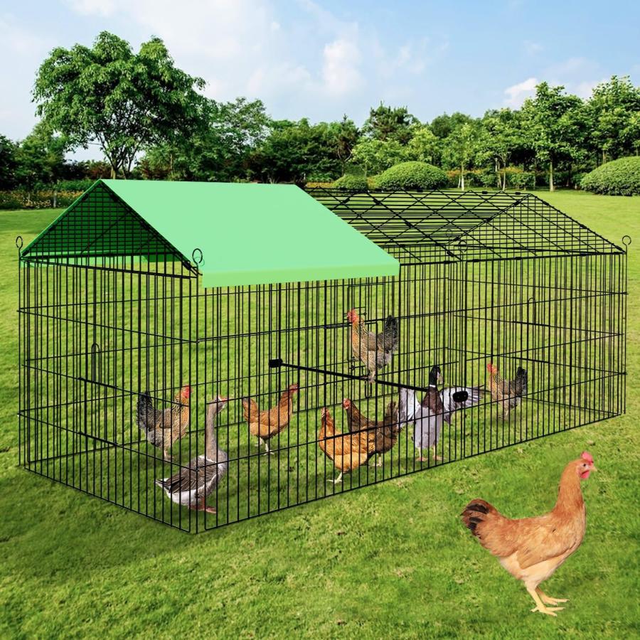 鶏小屋 屋外 鶏舎 高耐久 庭用 農場用 家禽ケージ ウサギハッチ 七面鳥