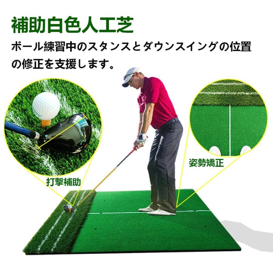 ゴルフマット 大型 ゴルフ練習マット 屋外 室内 素振り ドライバー