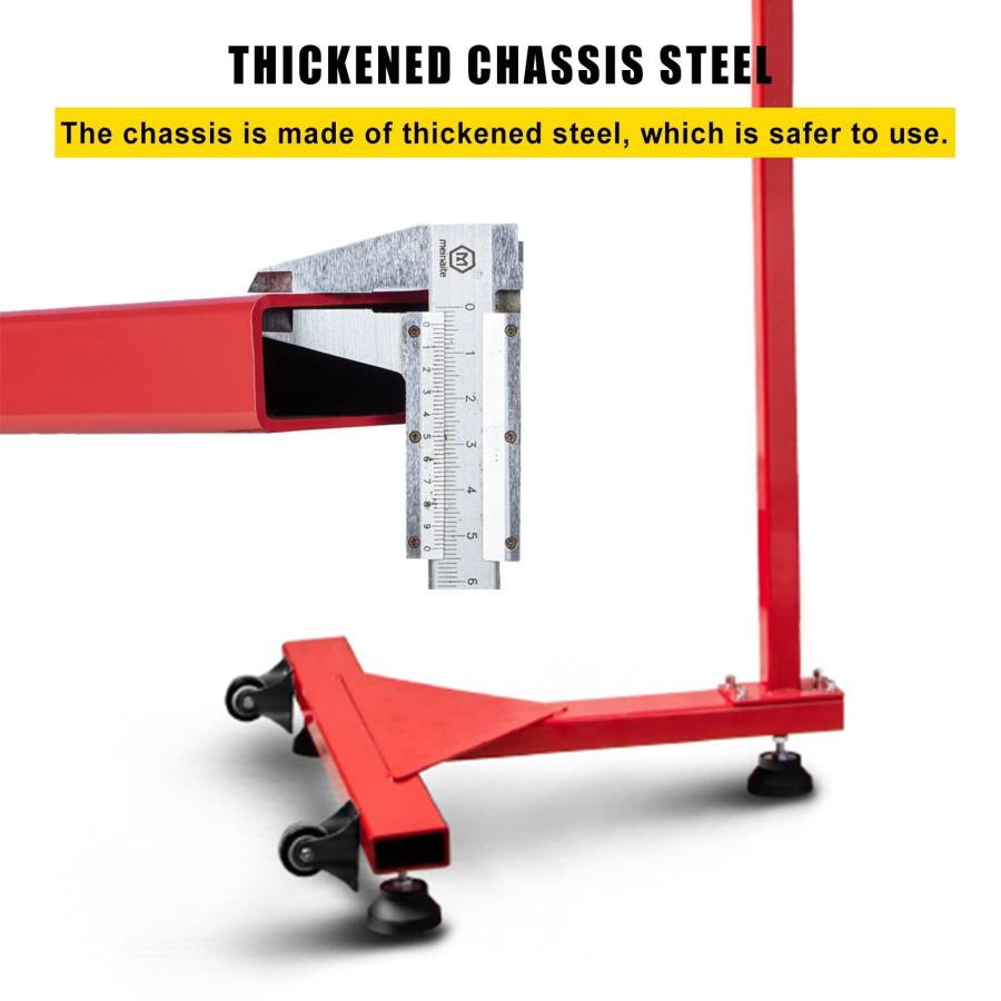垂直跳びテスター 垂直ジャンプ試験機 1.4-3m/4.5-9.8ft、 ホイール付きバレーボールトレーニングエイド、 跳躍高測定器、 垂直跳びトレーニング機器の画像