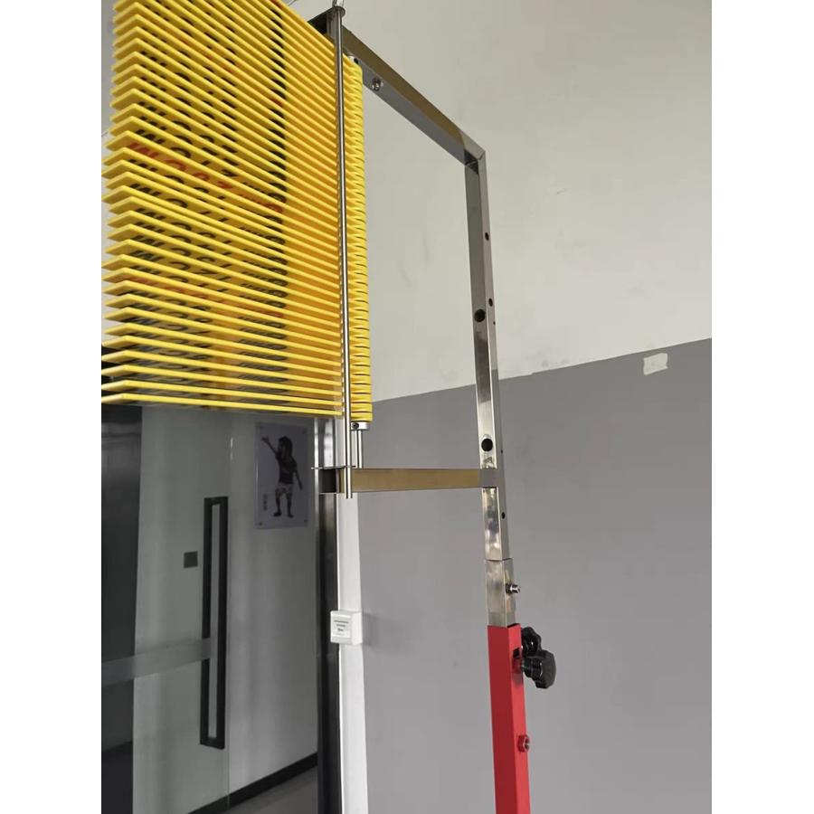 垂直跳びテスター 垂直ジャンプ試験機 1.4-3m/4.5-9.8ft、 ホイール付きバレーボールトレーニングエイド、 跳躍高測定器、 垂直跳びトレーニング機器の画像