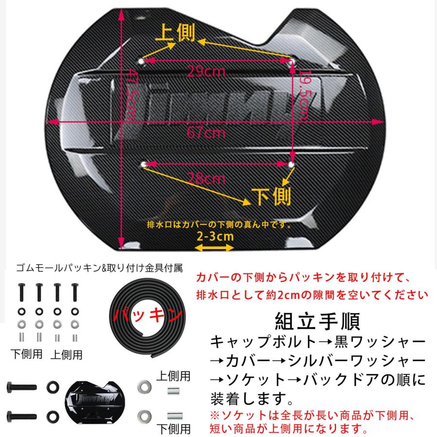 新型スズキジムニー JB64W JB74W ジムニー 背面タイヤレス カバー