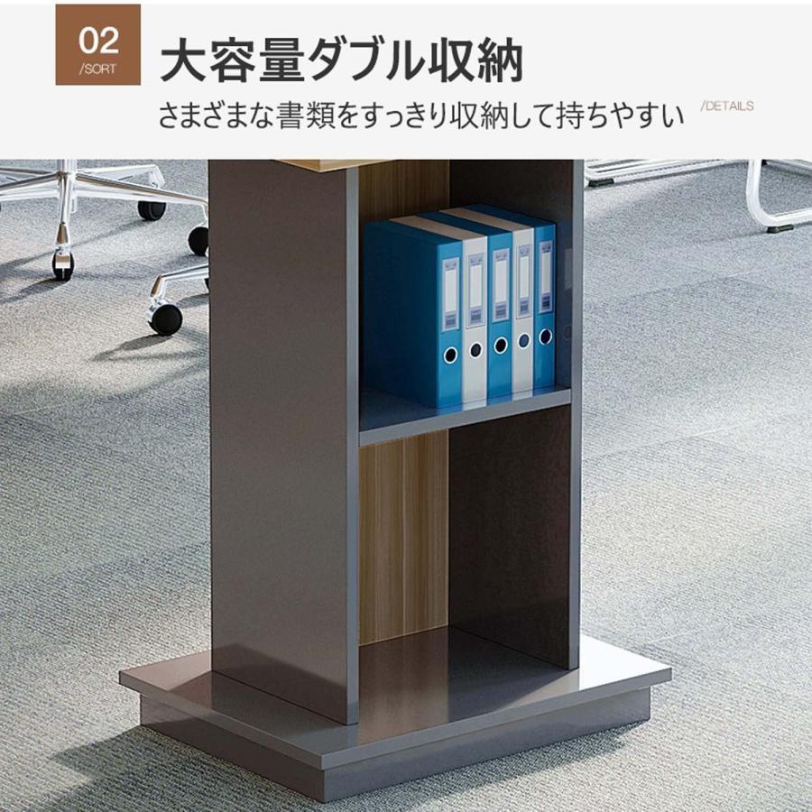 演台 表彰台 演説台 キャスター付き スタンディングデスク 引き出し