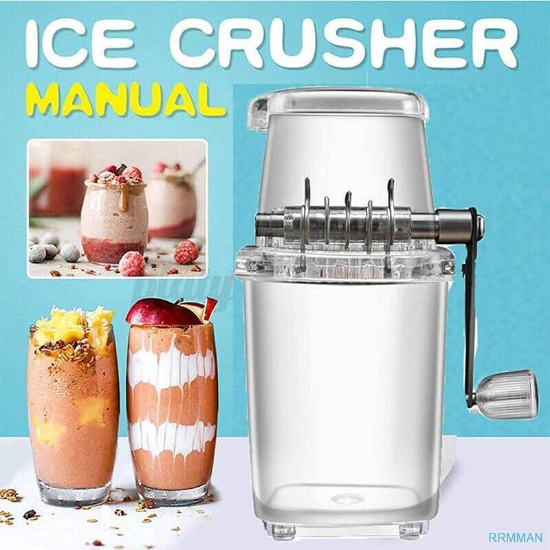 アイスクラッシャー 手動 砕氷機 家庭用 1.25L 小型 製氷機 使いやすい