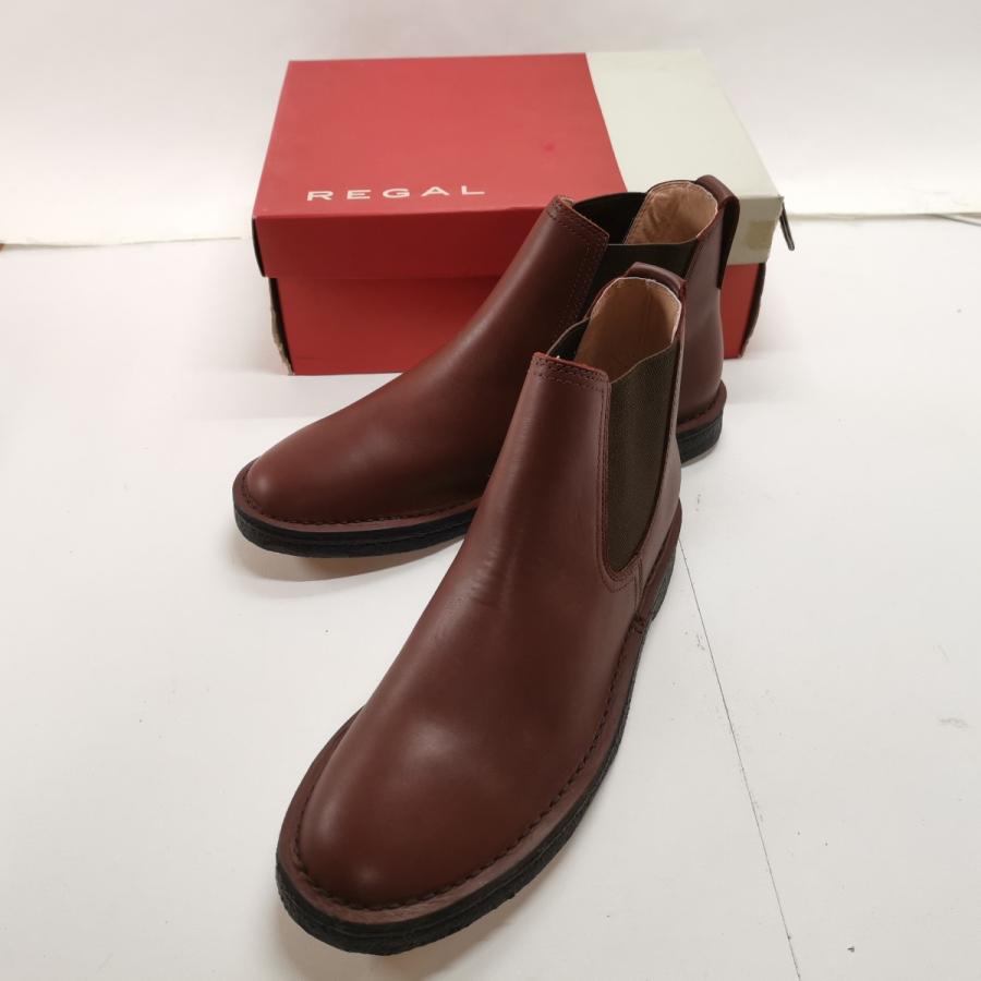 未使用保管品 リーガル Regal サイドゴアブーツ 281r 革靴 25cm Dbr 赤茶 ブラウン レザー 本革 ビジネス メンズ ソール約2 5cm Ma商店 通販 Yahoo ショッピング