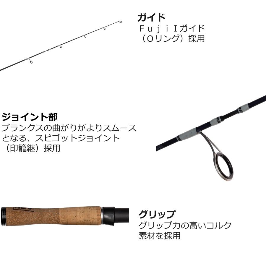 Abu Garcia（アブガルシア） ズームサファリ ZMSS-705ML-BK 特別仕様