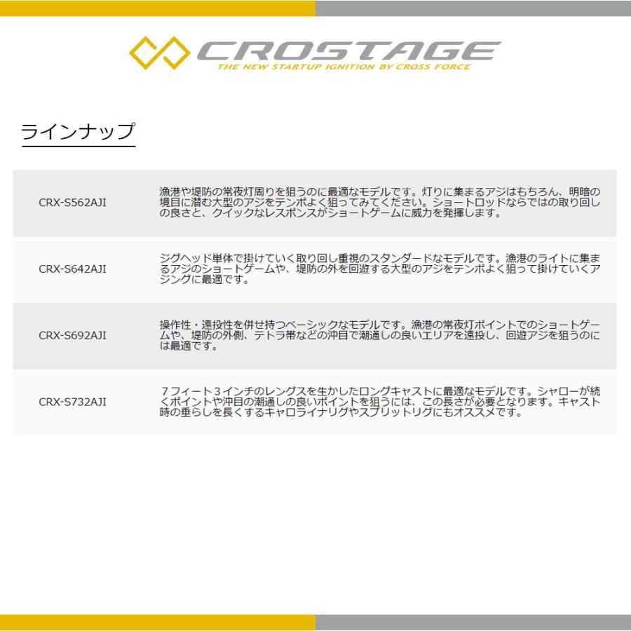 メジャークラフト 三代目クロステージ アジング CRX-S732AJI 釣竿 送料無料｜masubitoshoten｜04