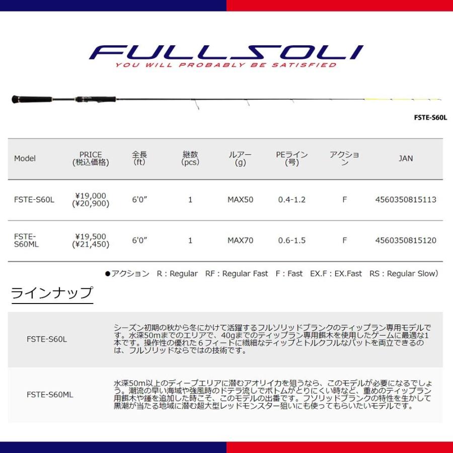 Major Craft（メジャークラフト） フルソリ ティップラン FSTE-S60L 