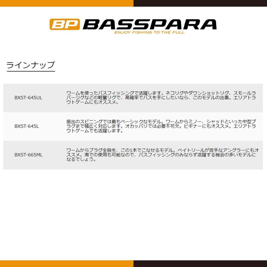 Major Craft（メジャークラフト） バスパラ 振出スピニングモデル BXST