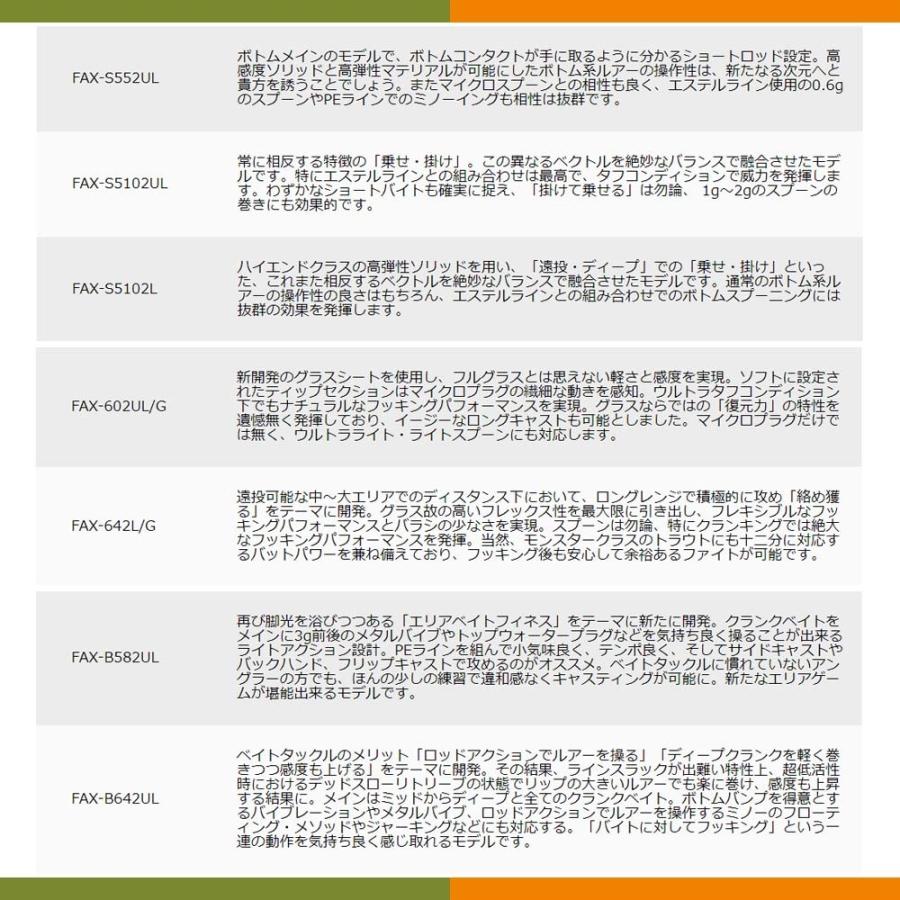 決算セール メジャークラフト ファインテール エリアゲーム FAX-602UL 釣竿 送料無料の画像