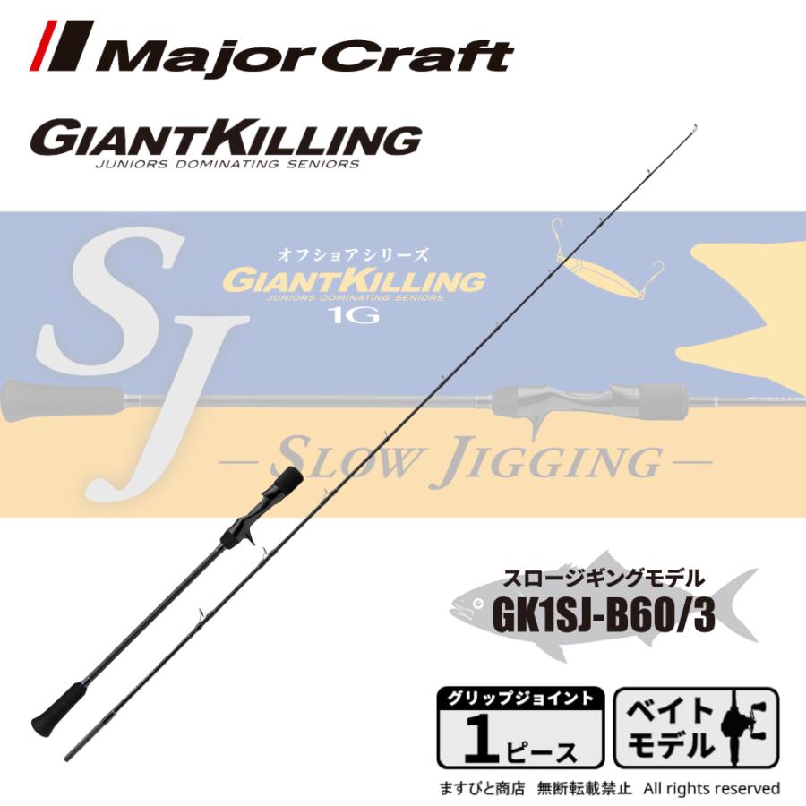 今日だけ値下げ ジャイアントキリング1G スロージギング 1年保証付き ジャイアントキリング1G スロージギング GK1SJ-B60/3｜＠ベリーネット