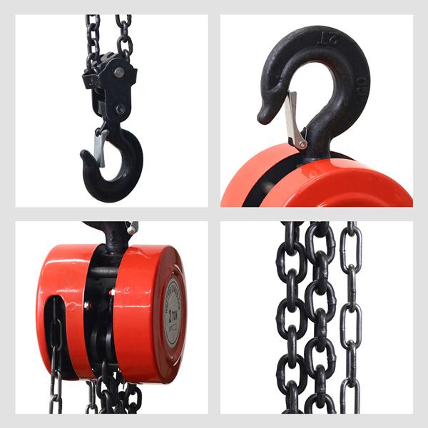 定番 チェーンブロック 3m 2000kg 2t 2トン 手動式 荷締機 656 i9tmg