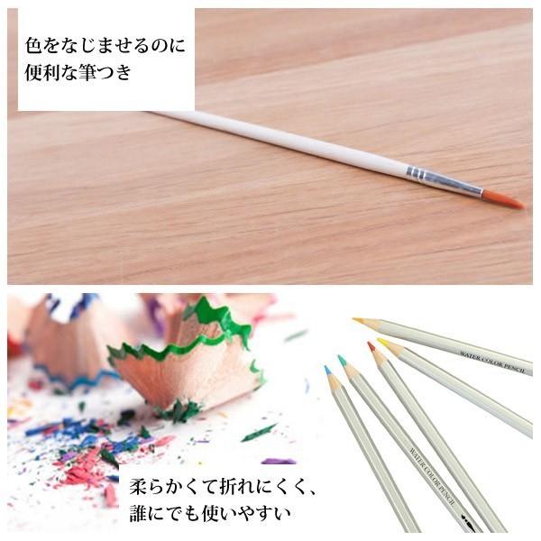 購買 色鉛筆 水彩 72色 セット 水彩色鉛筆 水彩画 イラスト 筆付き 塗り絵 お絵かき アート デザイン スケッチ デッサン 設計 創作 文房具 鉛筆 Materialworldblog Com